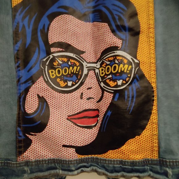 GB Not Your Girl brand jea denim jacket XS - Picture 10 of 16